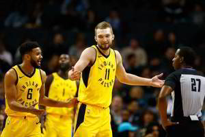 D. Sabonį pralaimėtame mače su „Hornets“ stabdė pražangų našta