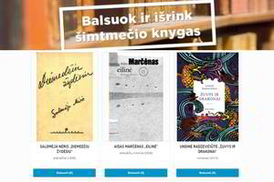 Lietuvių literatūros ekspertai išrinko šimtmečio knygų šimtuką