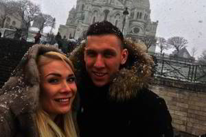 Natalija Bunkė su mylimuoju įstrigo Paryžiuje 