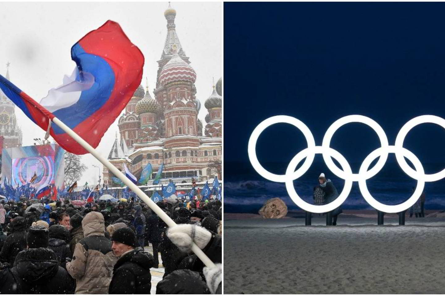  Rusijos atletai vis dar siekia dalyvauti Pjongčango žaidynėse.<br> Lrytas.lt montažas