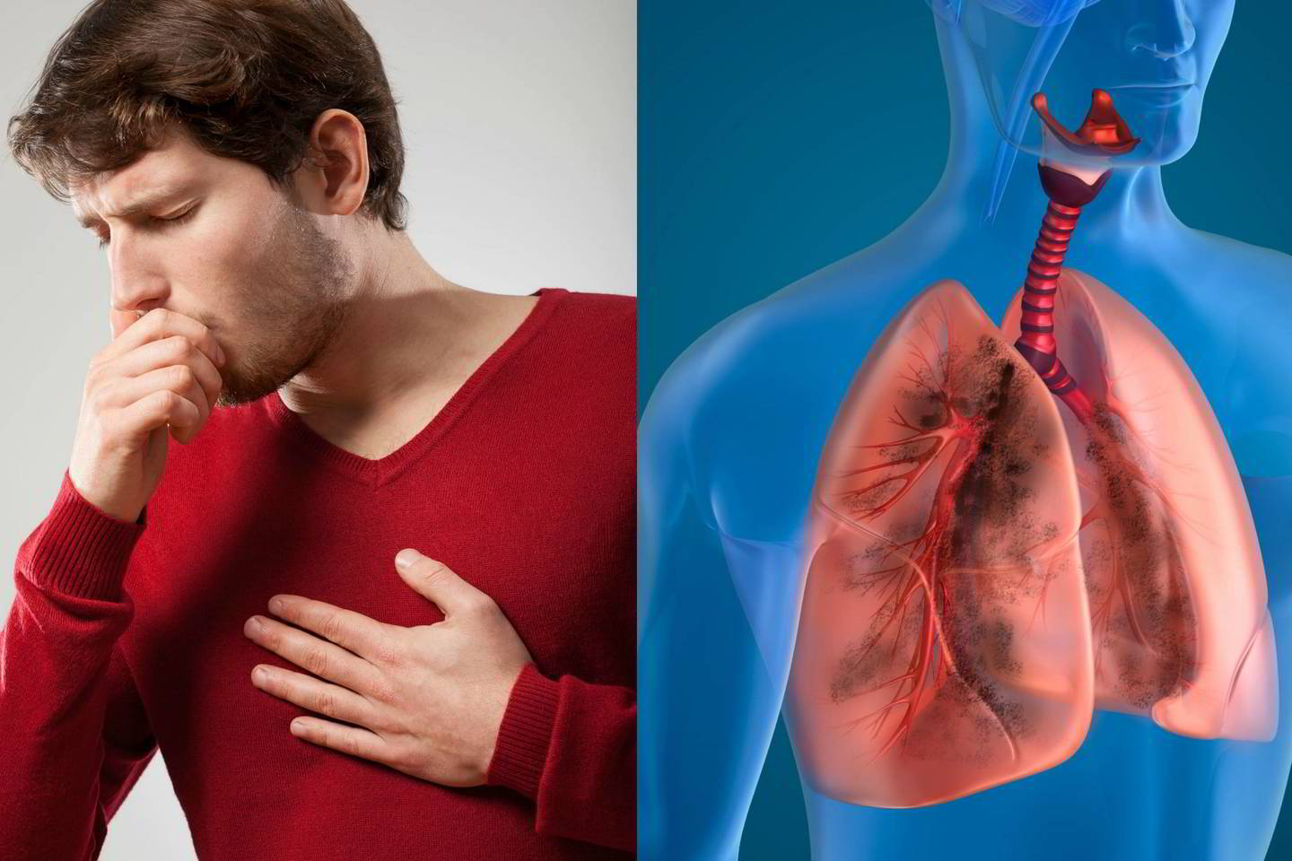  Oro trūkumas ir švokštimas plaučiuose gali byloti apie plaučių vėžį.<br> 123rf.com nuotr.