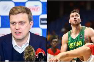 Rinktinės sąrašą paskelbęs D. Adomaitis rėžė aiškią žinutę dėl D. Motiejūno