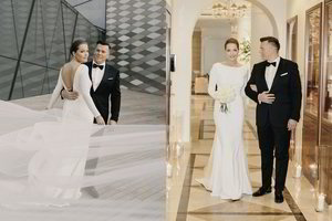 Režisierius Aleksandras Brokas su žmona Grete laukia šeimos pagausėjimo