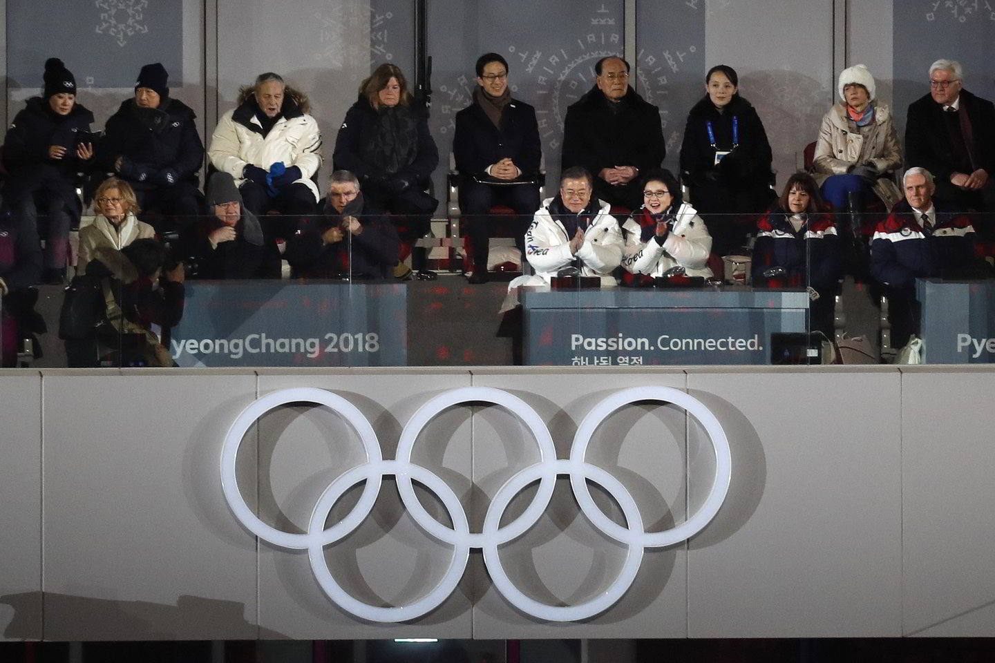 Pjongčango olimpinių žaidynių atidarymas.<br> AFP/Reuters/Scanpix nuotr.