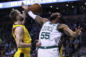 Domantas Sabonis nebuvo taiklus, bet „Pacers“ netikėtai laimėjo Bostone