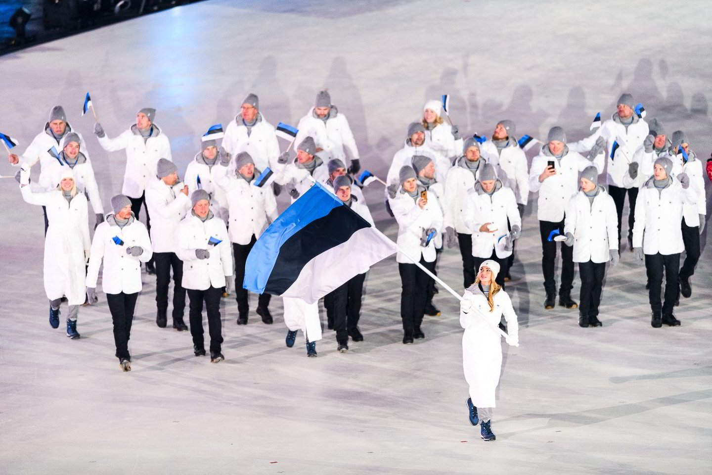  Pjongčango olimpinių žaidynių atidarymo ceremonija.<br> V.Dranginio nuotr.
