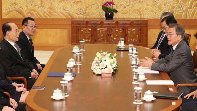 Šiaurės Korėjos lyderis pakvietė Pietų Korėjos prezidentą apsilankyti Pchenjane