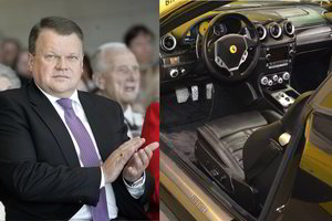Parduoda prabangų buvusio „Snoro“ vadovo Raimondo Baranausko „Ferrari 612“: kaina stulbina