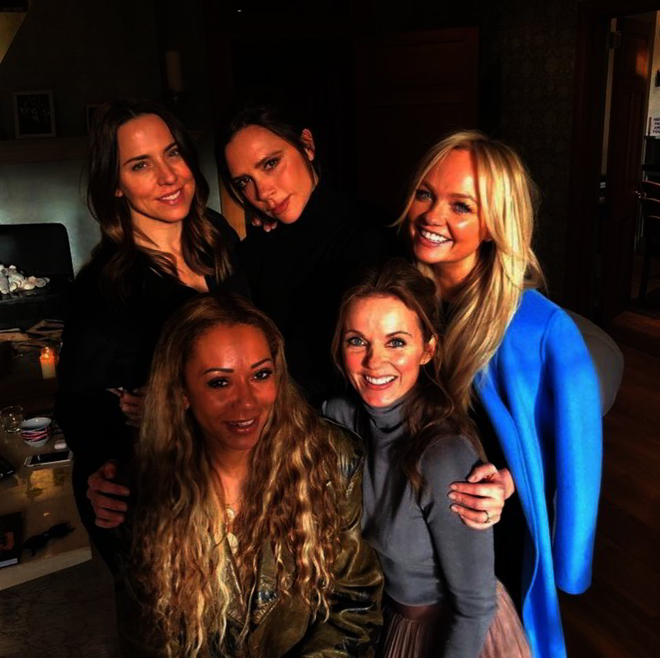  Spice Girls narės.<br> Instagramo nuotr.