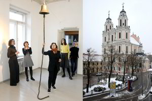 „Vartų“ galerijoje Šventė prasideda varpo gaudesiu