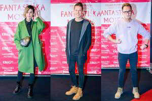 Šaltą vakarą garsūs veidai praskaidrino jaukia filmo peržiūra