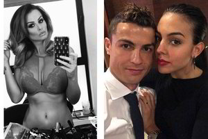 Cristiano Ronaldo įsivėlė į erotiškų žinučių seksualiam modeliui skandalą