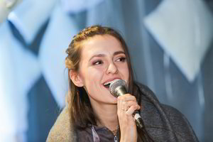 Ievos Zasimauskaitės eurovizinės dainos lietuviškos versijos pristatyme biro ašaros