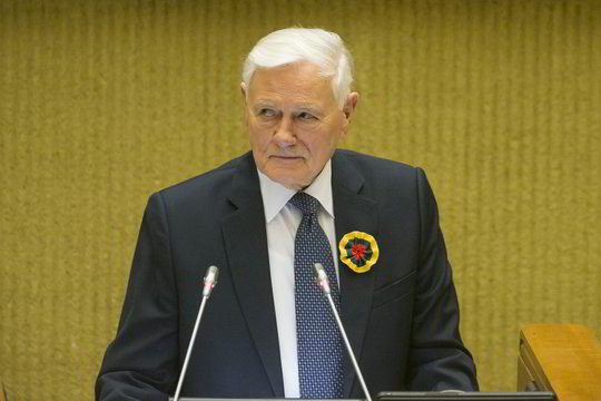 Švenčiant šimtmetį – jautrūs V. Adamkaus žodžiai ir linkėjimai V. Landsbergiui