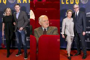 Filmo „Pelėdų kalnas“ premjeroje Vilniuje – būrys svečių ir prezidentas Valdas Adamkus