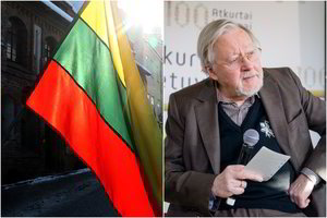 Vasario 16-osios minėjimas – be Vytauto Landsbergio, bet jo kalba nuskambėjo