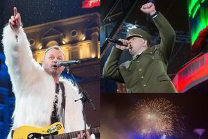 Lietuvos šimtmečiui skirtame koncerte legendinius hitus palydėjo fejerverkai