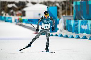 Dramatiško finišo biatlonininkų lenktynėse Tomas Kaukėnas nesublizgėjo