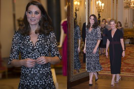 Po BAFTA apdovanojimų nėščia Catherine Middleton surengė savo mados puotą 