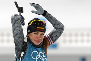 Paskutinė biatlono estafetė: lietuviai startavo, bet nefinišavo