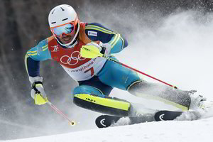 Švedas olimpinėje slalomo rungtyje triumfavo po 38-erių metų pertraukos