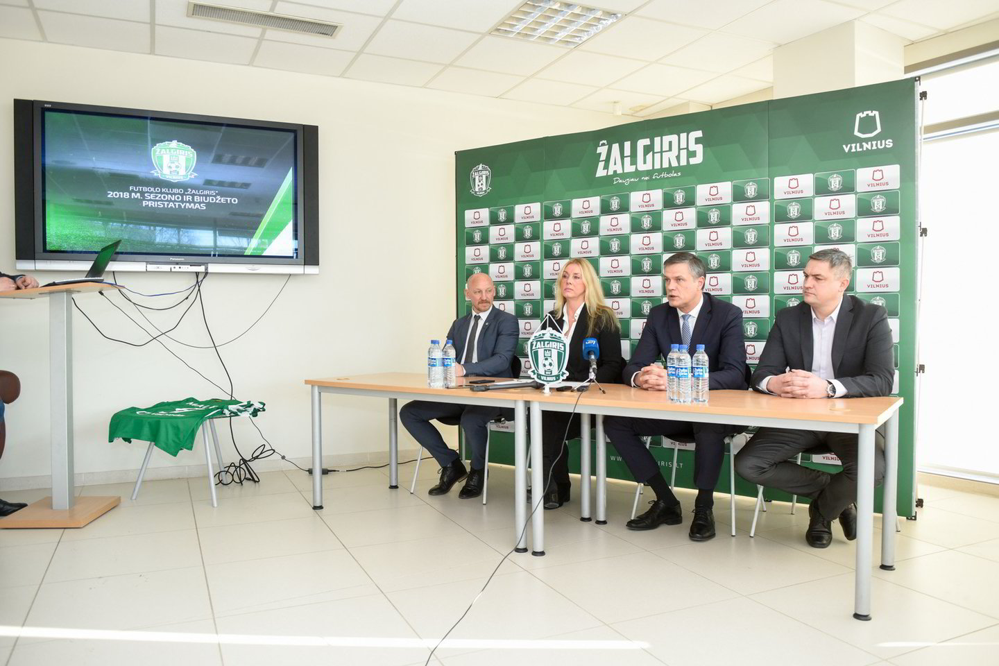 „Vilniaus „Žalgiris“ pristatė naujus ekipos žaidėjus ir tikslus šiam sezonui <br> D.Umbraso nuotr.