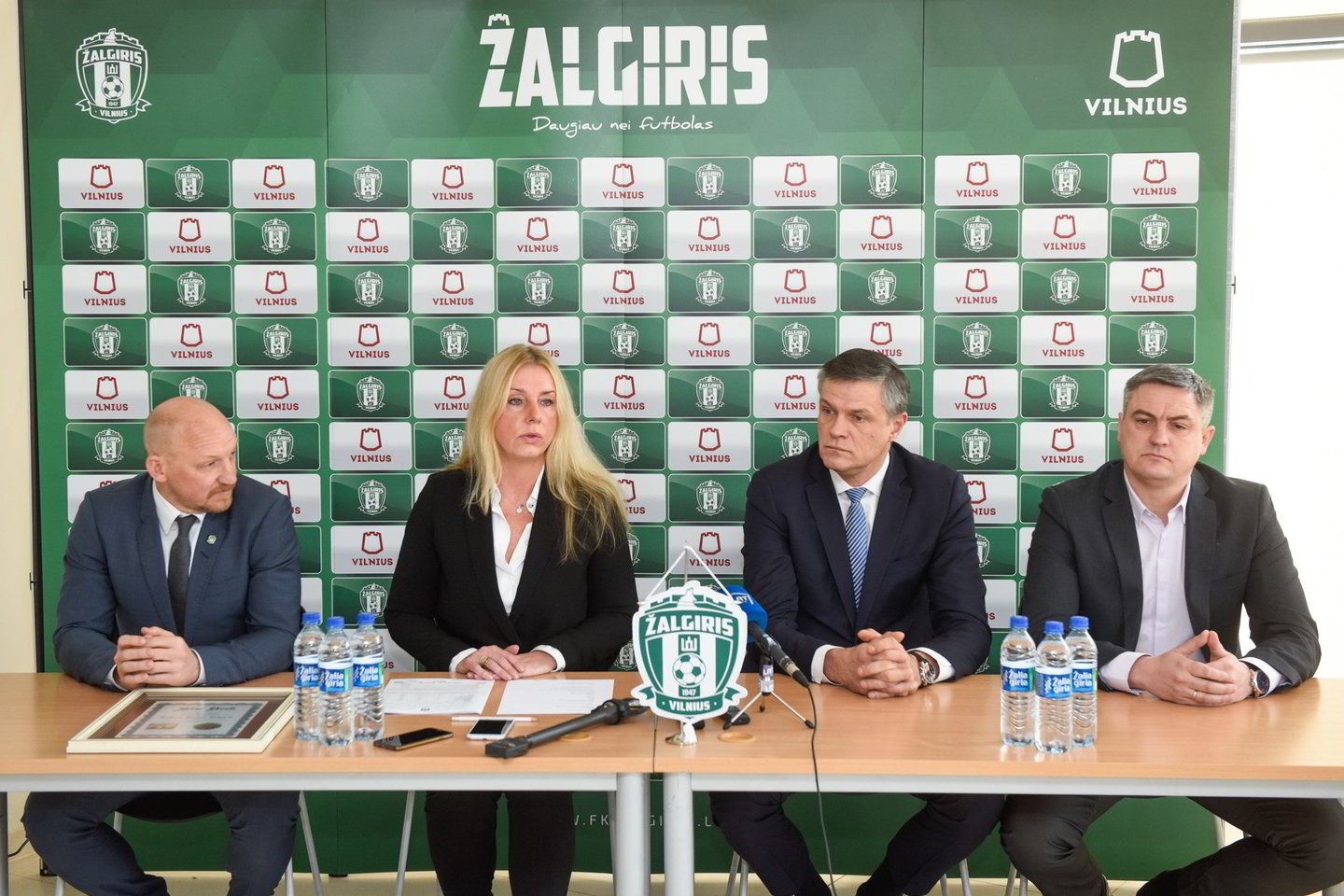 „Vilniaus „Žalgiris“ pristatė naujus ekipos žaidėjus ir tikslus šiam sezonui <br> D.Umbraso nuotr.