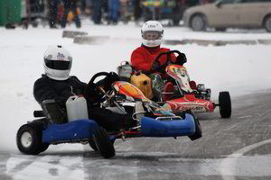 Aukštadvaryje kartingo lenktynininkų laukia lemiama šios žiemos kova 