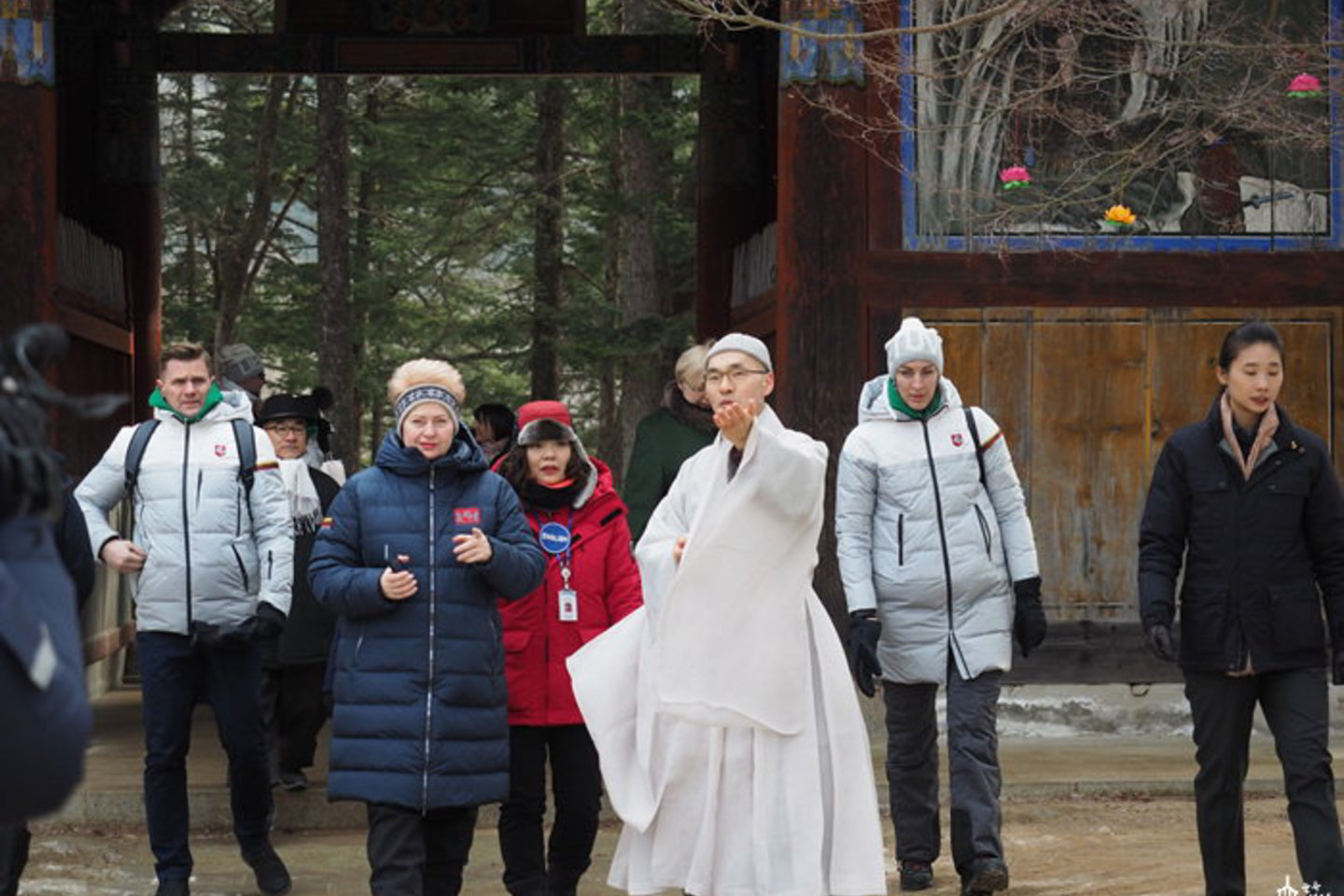 Apie D.Grybauskaitės simpatijas budizmui pranešė net Korėjos budistų televizija.<br> woljeongsa.org nuotr.