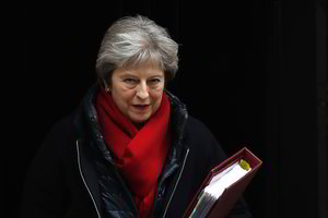 Jungtinės Karalystės premjerė Theresa May ruošiasi pasakyti kalbą apie „Brexit“