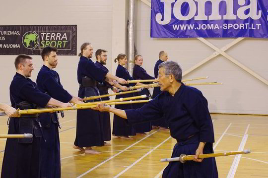 Japonas treniruos nacionalinę Lietuvos kendo rinktinę
