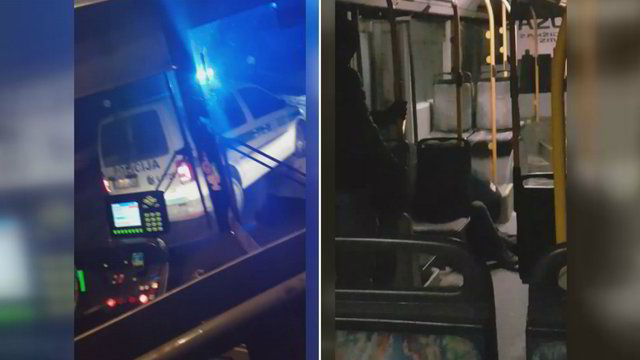 Veiksmo trileris Vilniaus autobuse – neblaivus vyras badėsi žirklėmis