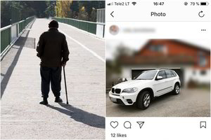 Tėvą į gatvę metanti dukra kalba apie sunkią padėtį, bet tiesa – kitokia