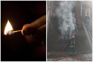 Padegėjai šėlsta: liepsnoja namai, garažai ir automobiliai