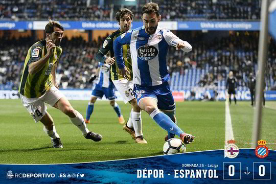 Ispanijos čempionate „Deportivo“ sužaidė lygiosiomis su „Espanyol“ 