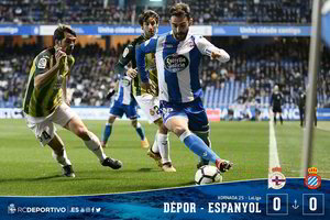Ispanijos čempionate „Deportivo“ sužaidė lygiosiomis su „Espanyol“ 