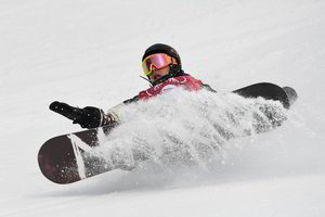 Olimpinių žaidynių snieglenčių didžiojo šuolio rungtyje triumfavo kanadietis