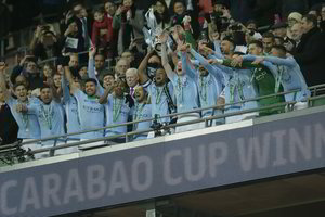 Anglijos futbolo lygos taurę iškovojo „Manchester City“ klubas