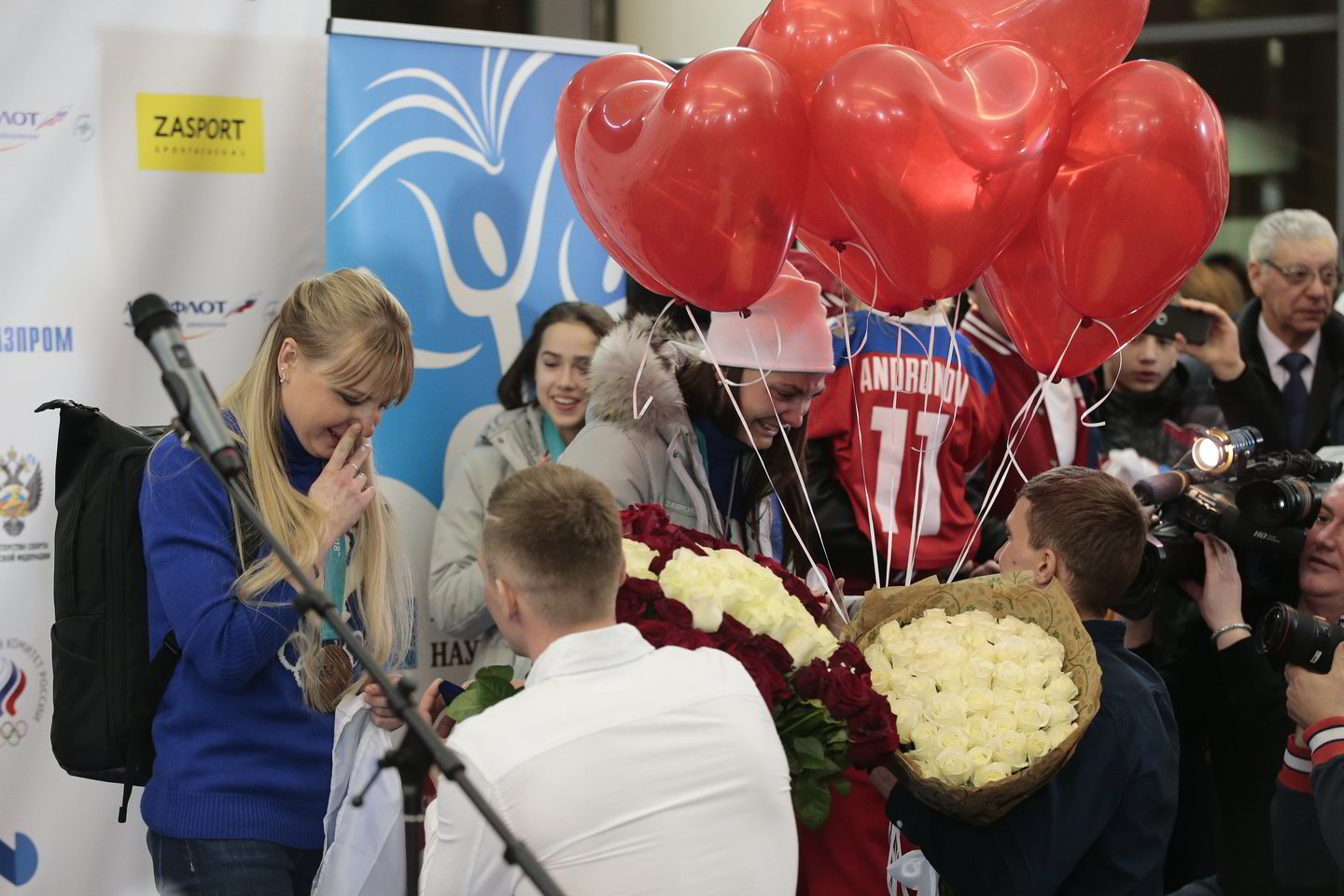  Rusija pasitiko namo grįžusius olimpiečius.<br> Reuters/Scanpix nuotr.