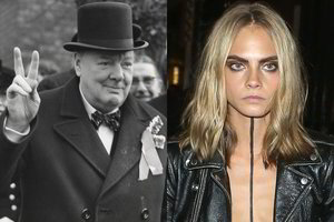 Neįtikėtina: žaviosios Caros Delevingne teta – Winstono Churchillio meilužė