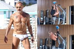 50-ies seksualusis milijonierius Gianluca Vacchi parodė savo ištvermę