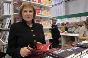 Rūtos Vanagaitės nebuvo knygų mugėje, bet ji savo kūriniais prekiaus Kaziuke