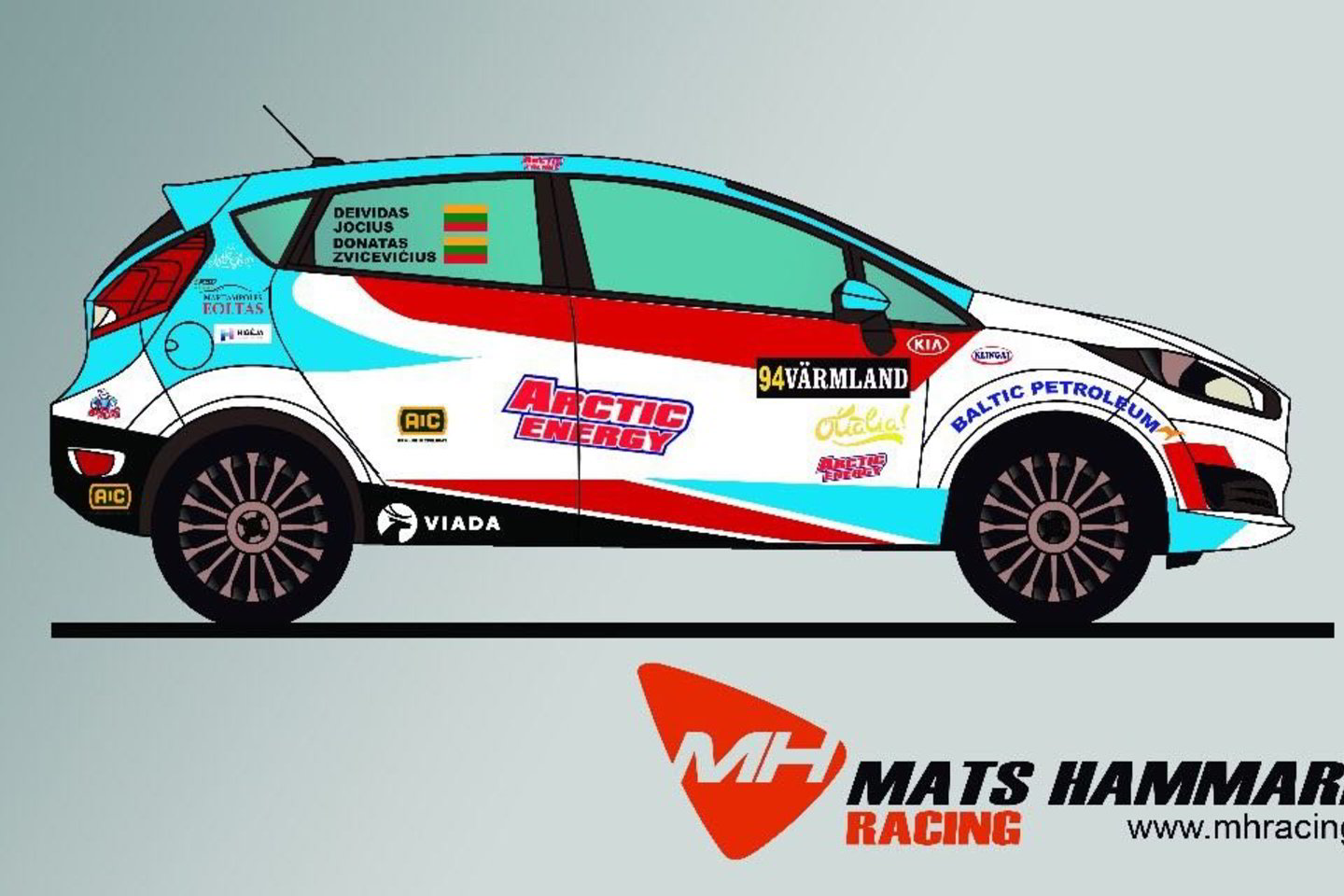 Pirmuosius du etapus įveikęs su „Peugeot 208 R2“ automobiliu Meksikoje lenktynininkas trumpam persės į „Ford Fiesta“.<br>Komandos nuotr.