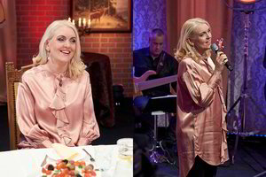 Ketvirto kūdikio besilaukianti Rūta Ščiogolevaitė subtiliai pridengė nėščiosios pilvuką