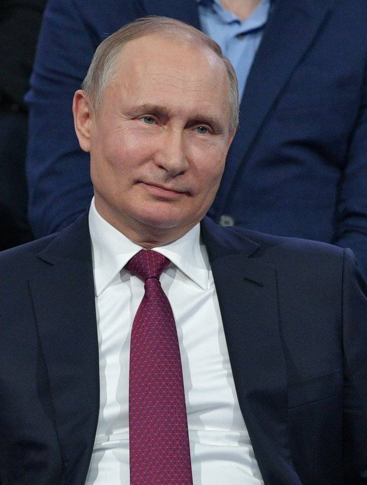  V.Putinas sakė, kad nenorėtų sužinoti, kas su juo nutiks po penkerių ar 10 metų.<br> Sputnik/Scanpix nuotr.