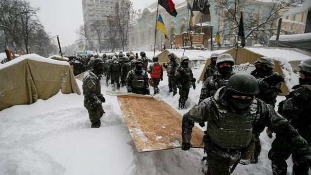 Ukrainos policija suėmė daugiau kaip 100 Michailo Saakašvilio rėmėjų