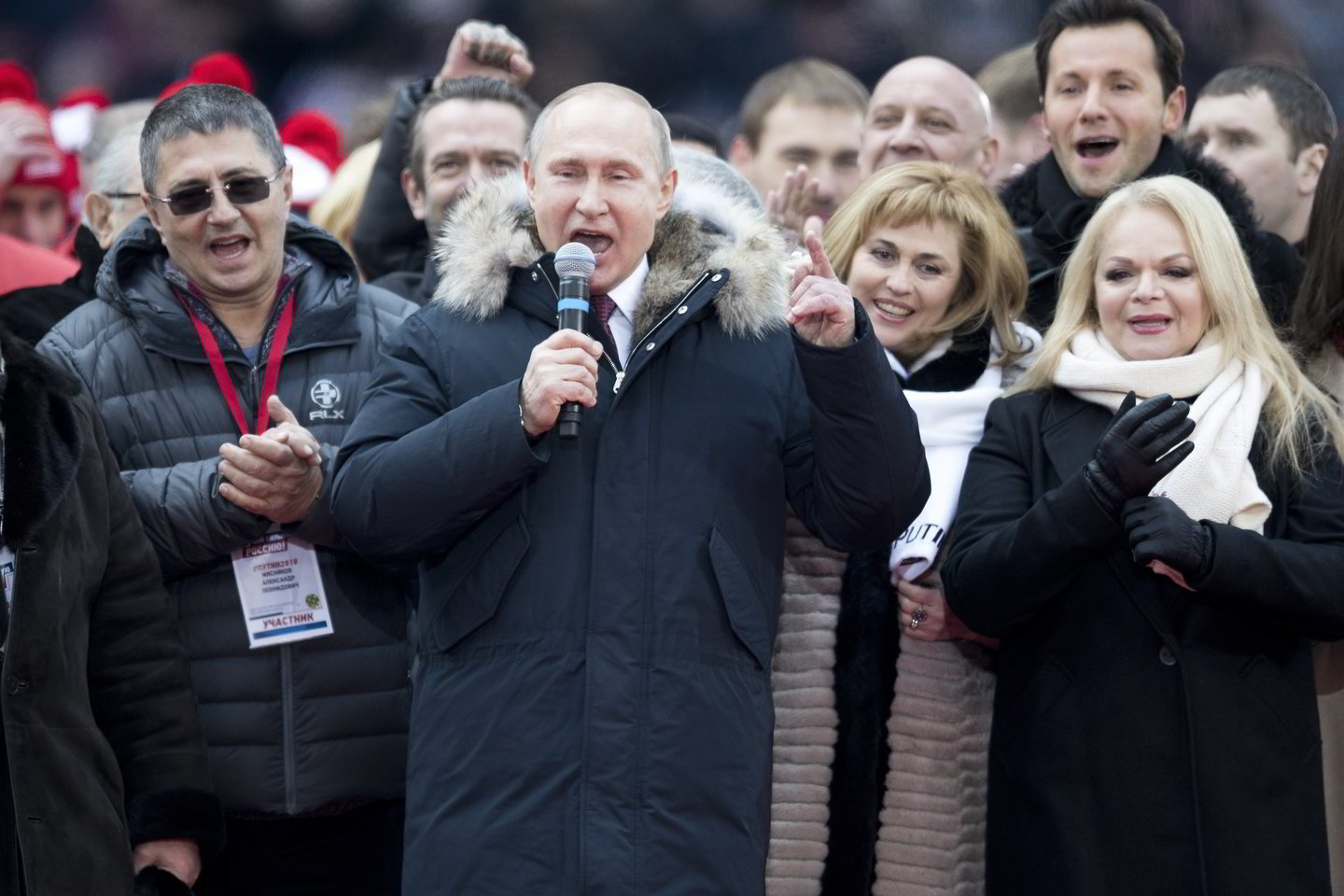 Dešimtys tūkstančių žmonių į Maskvos stadioną susirinko ne savo noru.
