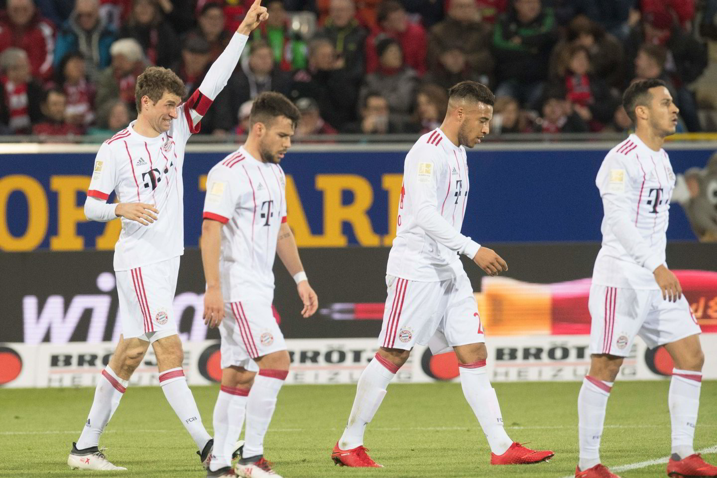  Miuncheno „Bayern“ futbolininkai.<br> AFP/Imago/Scanpix nuotr.