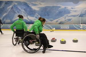 Lietuvos parolimpinė žiemos ambicija – vežimėlių akmenslydis