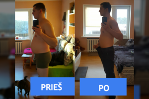 Per trumpą laiką -14 kg: Lukas pasakoja, kaip jam pasisekė tai pasiekti